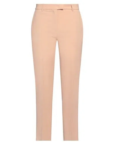 Kaos Woman Pants Sand Size 10 Polyester, Elastane In Beige