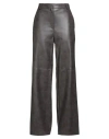 Kaos Woman Pants Taupe Size 6 Polyester, Polyurethane In Black