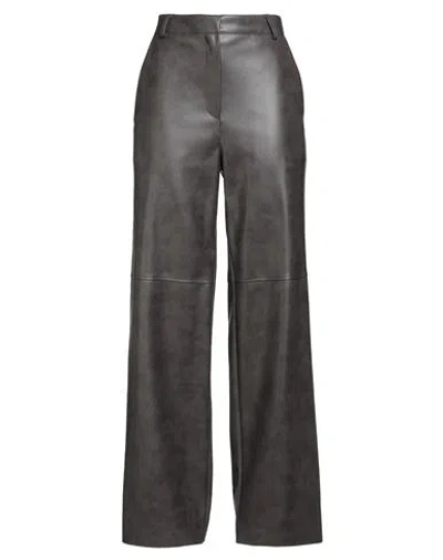 Kaos Woman Pants Taupe Size 6 Polyester, Polyurethane In Gray