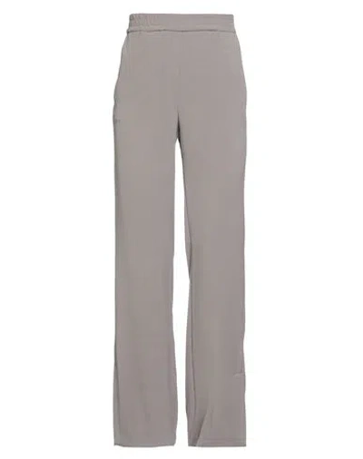 Kaos Woman Pants Taupe Size 8 Polyester, Viscose, Elastane In Grey
