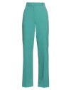 Kaos Woman Pants Turquoise Size 4 Polyester, Elastane In Blue