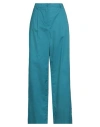 Kaos Woman Pants Turquoise Size 6 Cotton In Blue
