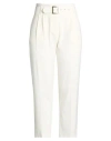 Kaos Woman Pants White Size 10 Polyester, Viscose, Elastane In Multi