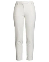 Kaos Woman Pants White Size 4 Polyester, Viscose, Elastane