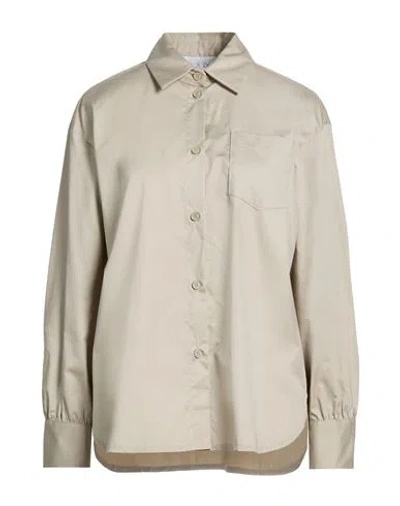 Kaos Woman Shirt Beige Size 6 Cotton In Neutral