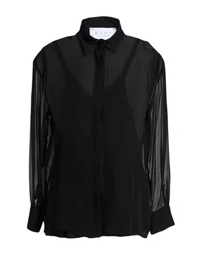 Kaos Woman Shirt Black Size 10 Viscose
