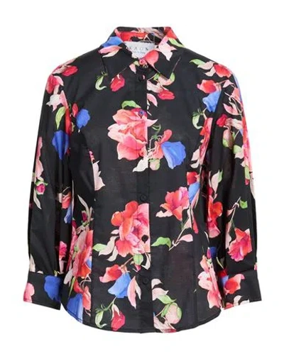 Kaos Woman Shirt Black Size 6 Cotton