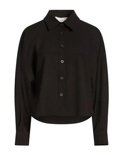 Kaos Woman Shirt Black Size 6 Polyester, Viscose, Elastane