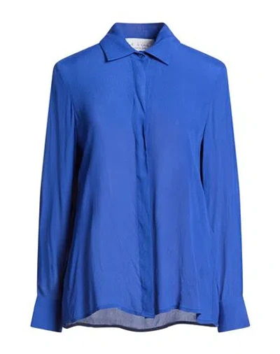 Kaos Woman Shirt Bright Blue Size 6 Viscose