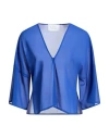 Kaos Woman Shirt Bright Blue Size 8 Polyester In Blue