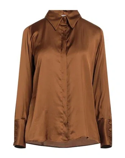 Kaos Woman Shirt Brown Size 6 Viscose