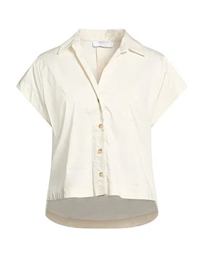Kaos Woman Shirt Cream Size 8 Cotton In White