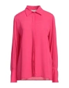 Kaos Woman Shirt Fuchsia Size 8 Rayon In Pink