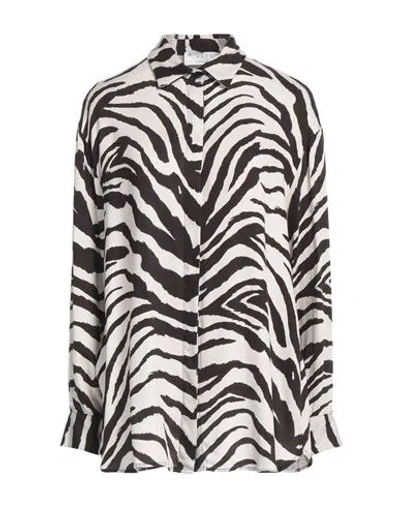 Kaos Woman Shirt Ivory Size 8 Viscose In White