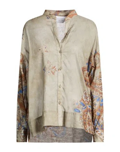 Kaos Woman Shirt Military Green Size 8 Cotton In Multi