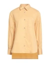 Kaos Woman Shirt Mustard Size 6 Cotton In Nude
