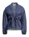 Kaos Woman Shirt Navy Blue Size 8 Cotton
