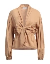 Kaos Woman Shirt Sand Size 4 Cotton In Beige
