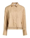 Kaos Woman Shirt Sand Size 6 Cotton In Brown