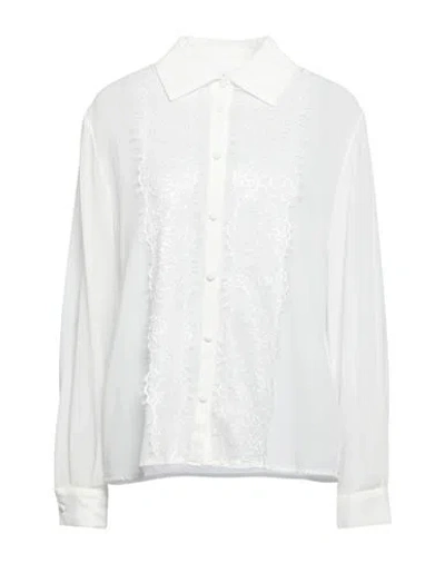 Kaos Woman Shirt White Size 14 Polyester