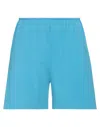 Kaos Woman Shorts & Bermuda Shorts Azure Size S Viscose, Polyester In Blue