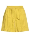 Kaos Woman Shorts & Bermuda Shorts Lime Green Size 6 Cotton In Yellow