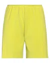 Kaos Woman Shorts & Bermuda Shorts Lime Green Size M Viscose, Polyester In Green