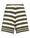Kaos Woman Shorts & Bermuda Shorts Military Green Size M Viscose, Polyester