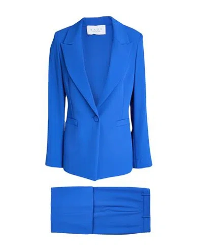 Kaos Woman Suit Bright Blue Size 8 Polyester, Elastane