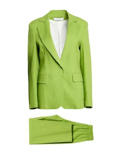 Kaos Woman Suit Lime Green Size 6 Viscose, Linen, Cotton, Elastane