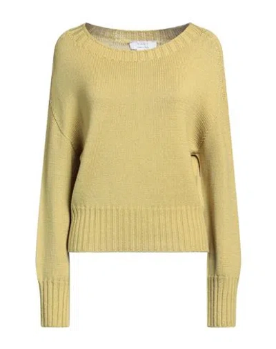 Kaos Woman Sweater Acid Green Size S Wool In Yellow