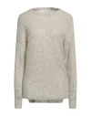Kaos Woman Sweater Beige Size L Metallic Polyester, Polyamide, Mohair Wool, Alpaca Wool In Beige