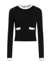 Kaos Woman Sweater Black Size L Viscose, Polyester In Black
