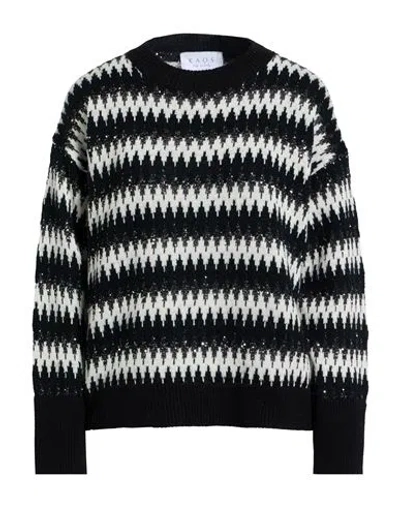 Kaos Woman Sweater Black Size M Acrylic, Wool, Polyester, Mohair Wool, Polyamide