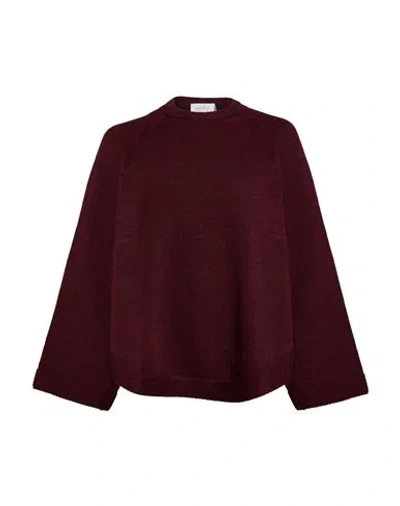 Kaos Woman Sweater Burgundy Size Xs Acrylic, Viscose, Wool, Alpaca Wool In Red