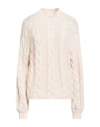 Kaos Woman Sweater Cream Size Onesize Acrylic, Wool, Viscose, Alpaca Wool In Gray
