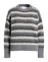 Kaos Woman Sweater Grey Size L Acrylic, Wool, Polyester, Mohair Wool, Polyamide In Gray