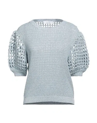 Kaos Woman Sweater Light Blue Size M Viscose, Polyester In Blue