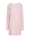 Kaos Woman Sweater Light Pink Size M Acrylic, Polyamide, Mohair Wool In Pink