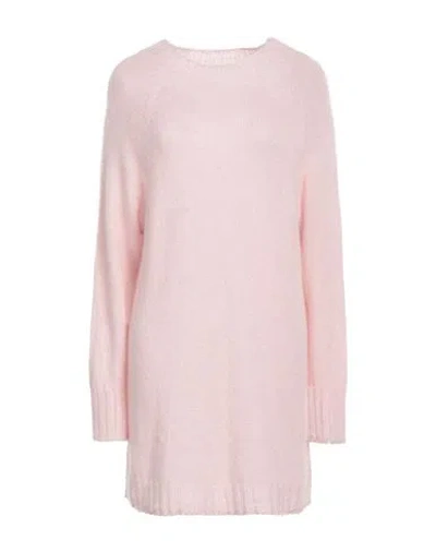 Kaos Woman Sweater Light Pink Size M Acrylic, Polyamide, Mohair Wool