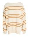 Kaos Striped Pullover With Lurex In Animal Print