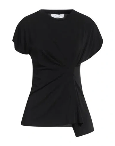 Kaos Woman T-shirt Black Size 10 Acetate, Polyamide, Elastane
