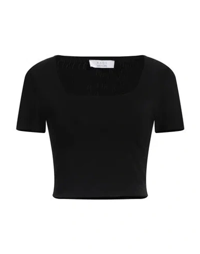Kaos Woman T-shirt Black Size 4 Acetate, Polyamide, Elastane