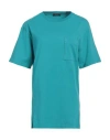 Kaos Woman T-shirt Deep Teal Size L Cotton In Green