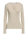 Kaos Woman T-shirt Gold Size Xs Viscose, Polyester, Polyamide, Elastane
