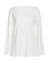 Kaos Woman T-shirt White Size 12 Viscose, Polyamide, Elastane In Black