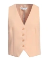 Kaos Woman Tailored Vest Blush Size 10 Polyester, Elastane In Pink