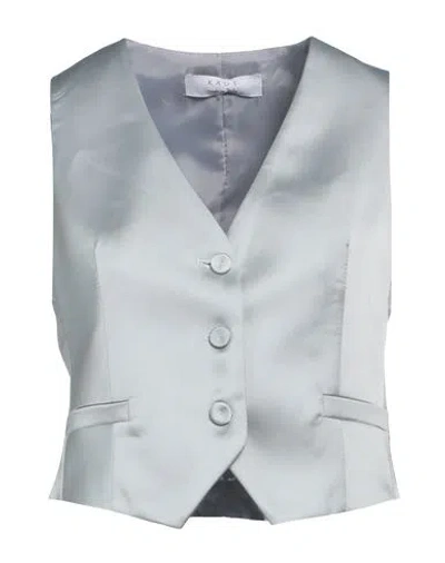 Kaos Woman Tailored Vest Sky Blue Size 10 Polyester, Elastane