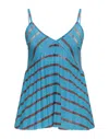 Kaos Tops In Blue