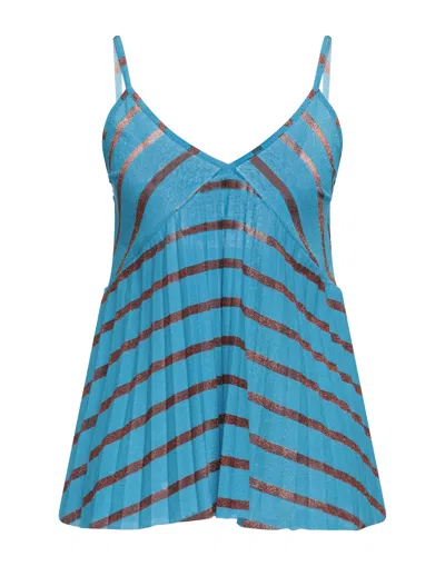 Kaos Tops In Blue